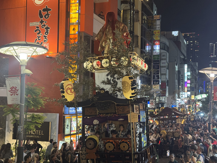 令和7年度赤坂氷川祭 宵宮巡行