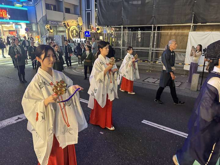 令和7年度赤坂氷川祭 宵宮巡行