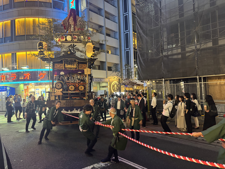 令和7年度赤坂氷川祭 宵宮巡行