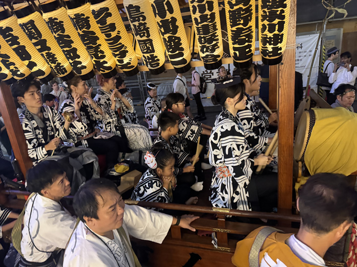 令和7年度赤坂氷川祭 宵宮巡行