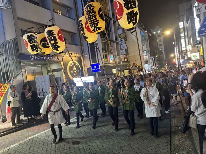 令和7年度赤坂氷川祭 宵宮巡行