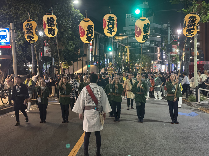 令和7年度赤坂氷川祭 宵宮巡行